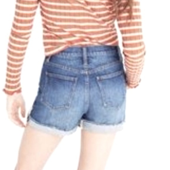 Madewell High-rise Cut-off Shorts Size 27 - Picture 3 of 7